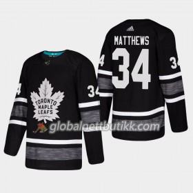 Toronto Maple Leafs Hockeydrakt Auston Matthews 34 Svart 2019 NHL All-Star Adidas Authentic - Herre